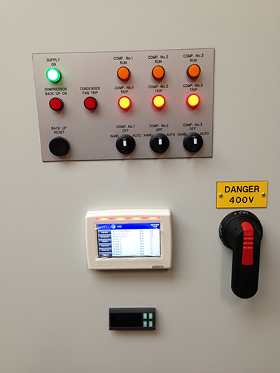 3 compressor pack panel